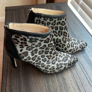 Leopard Print Ankle Booties